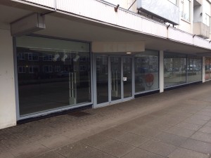 Het oude pand van Vögele. Foto: RTV Seaport/Jelle Dijkstra