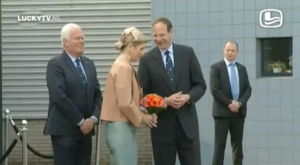 Max in Lucky-TV, in IJmuiden. Foto: YouTube.com