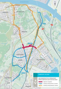 De omleidingsroute (Gemeente Velsen)
