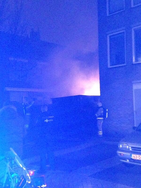 Schuur Bloemstraat verwoest na brand