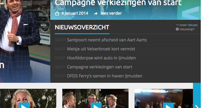 Voortaan nieuwsoverzicht op RTVSeaport.nl