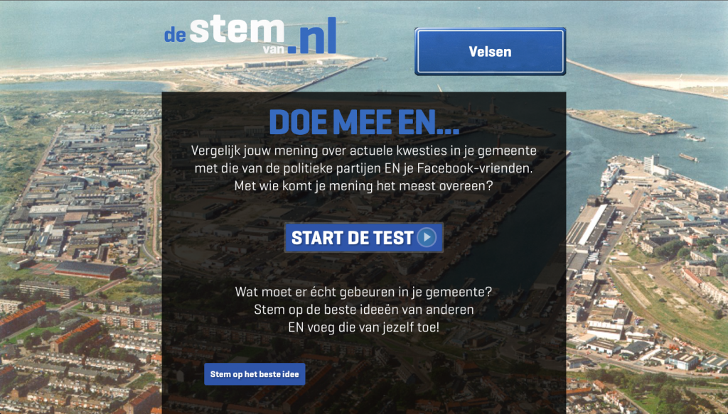 Stemwijzer voor Velsen in de lucht