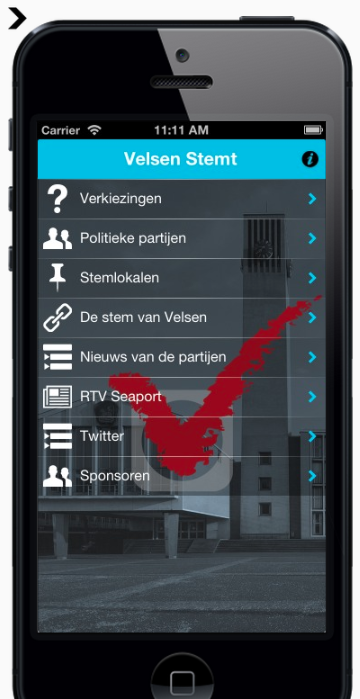 App ‘Velsen Stemt’ beschikbaar in App Store en Google Play