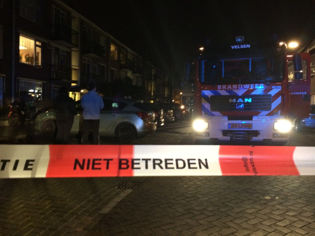 Brand in flat Vechtstraat IJmuiden