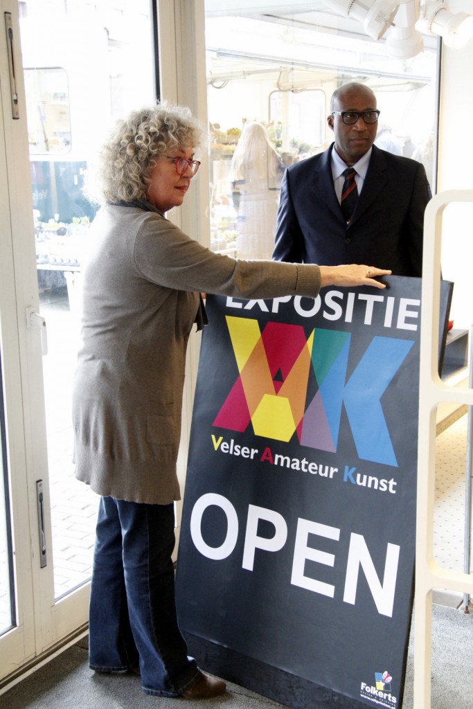 Maand langer kunst in Vögele-pand