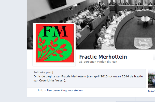 Fractie GroenLinks verder als Fractie Merhottein