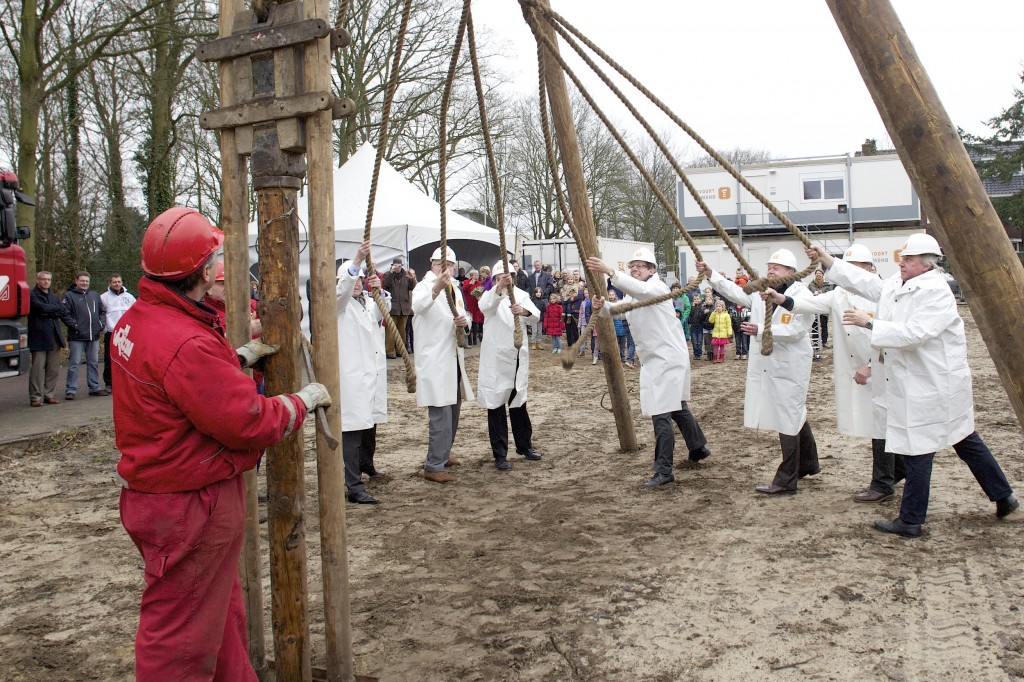 Eerste paal voor nieuwbouw Het Terras in Santpoort-Noord