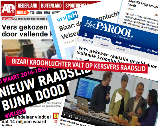 ‘Kroonluchterkopper’ ook populair bij landelijke media