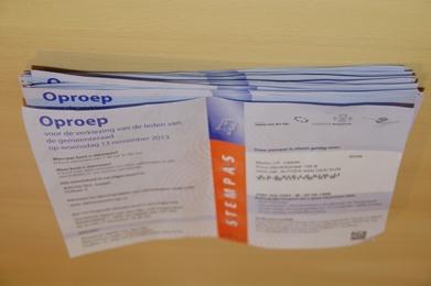 Stempassen gemeenteraadsverkiezingen in de bus