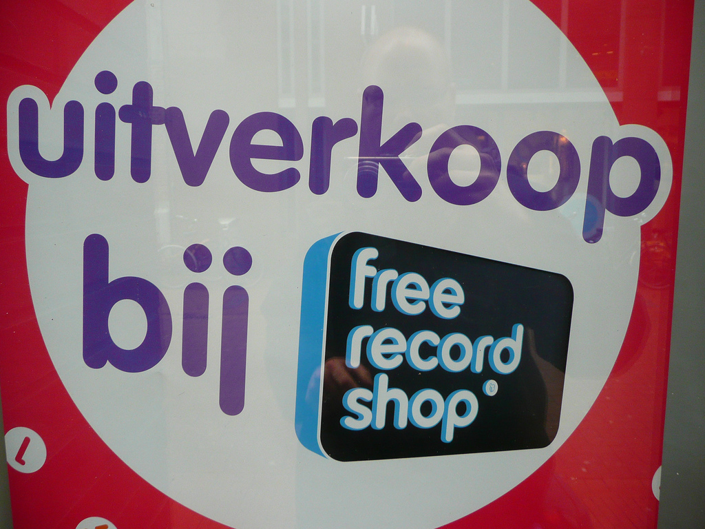 Winkelketen Free Record Shop failliet