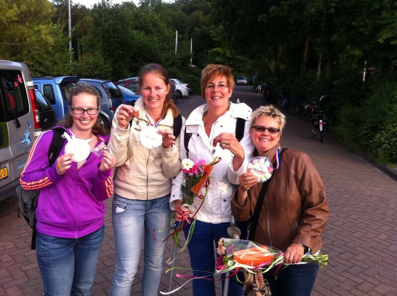Avond4daagse IJmuiden lopers droog gefinished