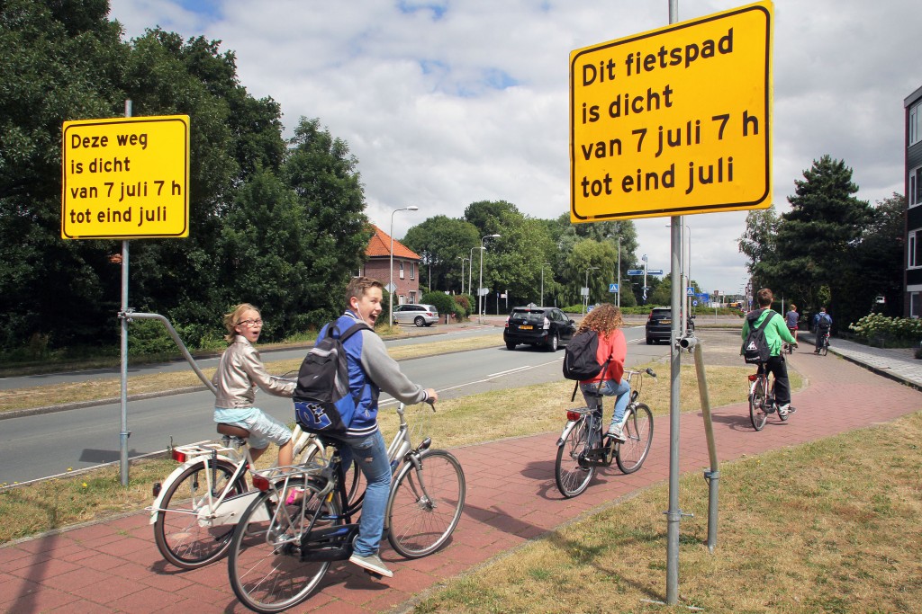 Ernstige verkeershinder Santpoort-Noord