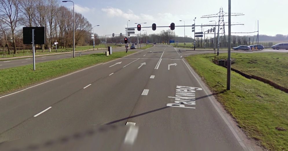 Files door werkzaamheden Parkweg
