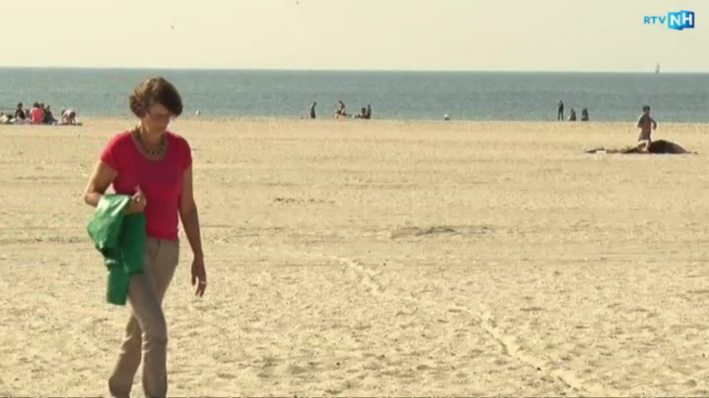 Zon op ’t strand: “En dat in september”