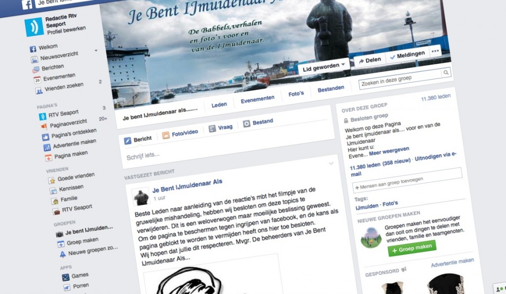 Facebookgroep censureert vechtpartij