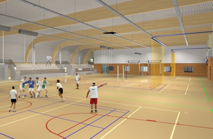 Kijkje in de nieuwe sporthal Zeewijk