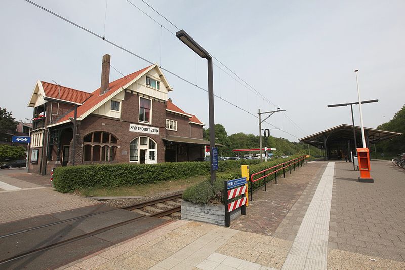 NS slaat station Santpoort-Zuid over