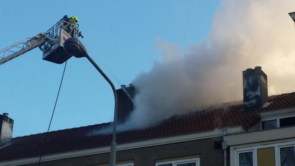 Uitslaande brand in centrum IJmuiden