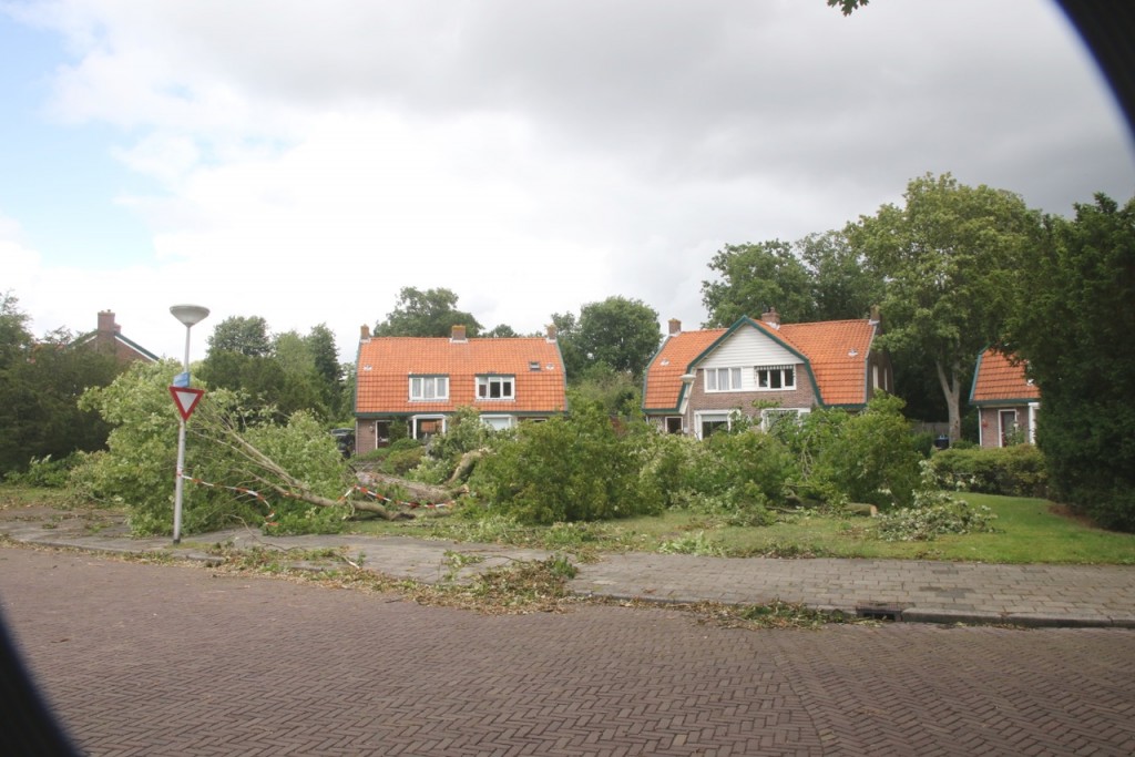 In beeld: Resultaat van stormschade