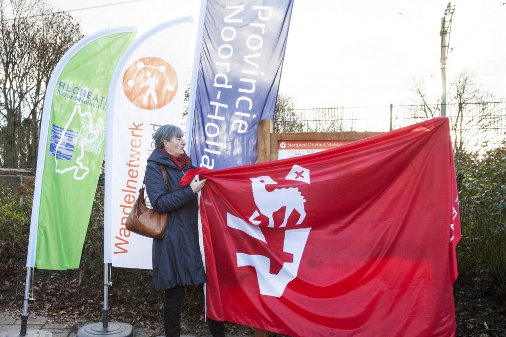 Onthulling startpunt wandelnetwerk
