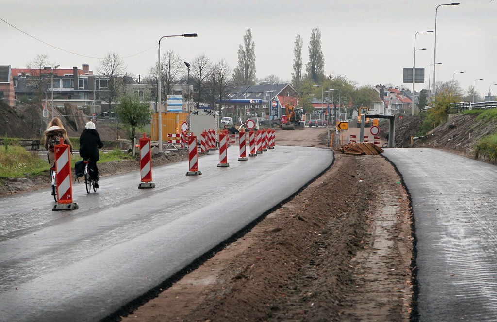 HOV deeltraject Santpoort geasfalteerd