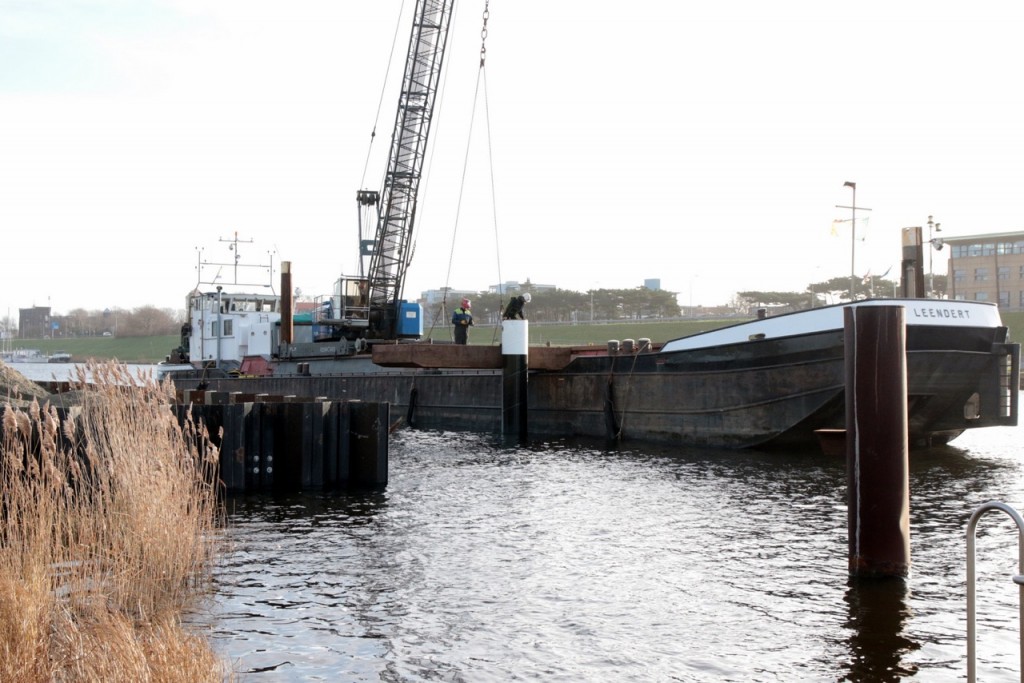 Voorbereidingen nieuwe zeesluis