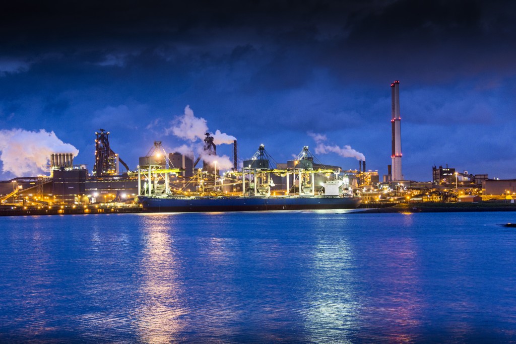 Megatransport op weg naar Tata Steel