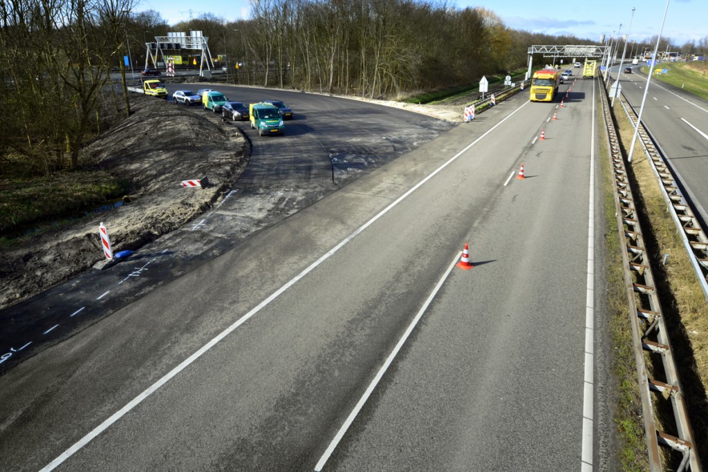 Vier keerlussen Velsertunnel in aanleg