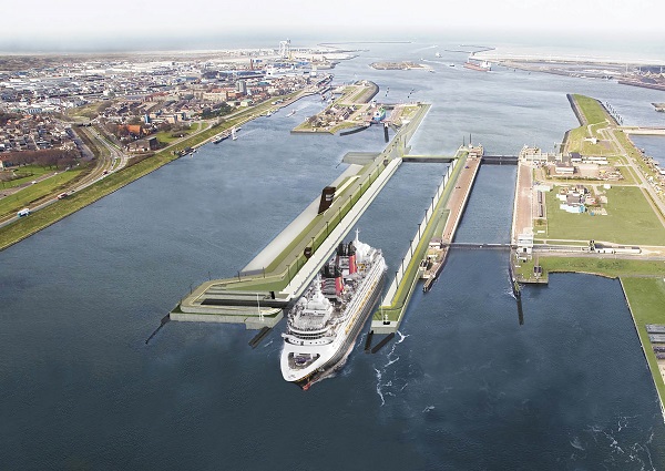 De nieuwe sluis geeft een zoutprobleem