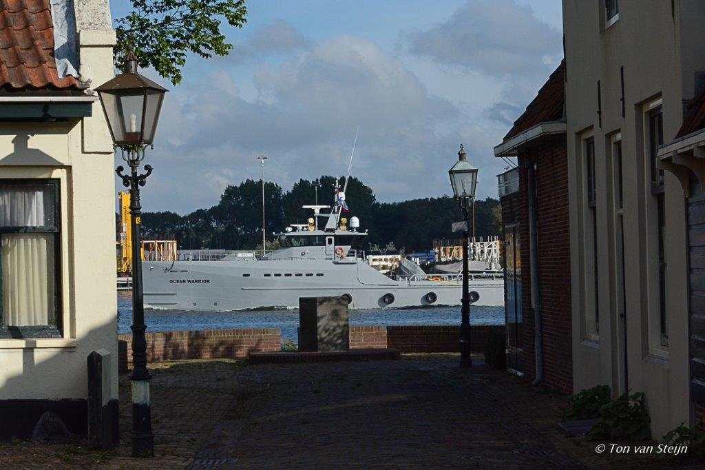 Ocean Warrior op weg naar Australie