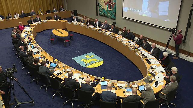 1e raadsvergadering te zien op RTV Seaport