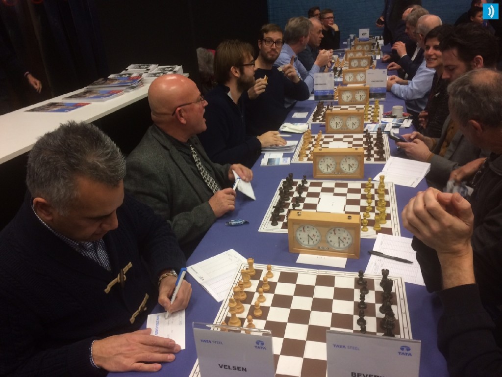 Raadsleden 2e op Tata Steel Chess