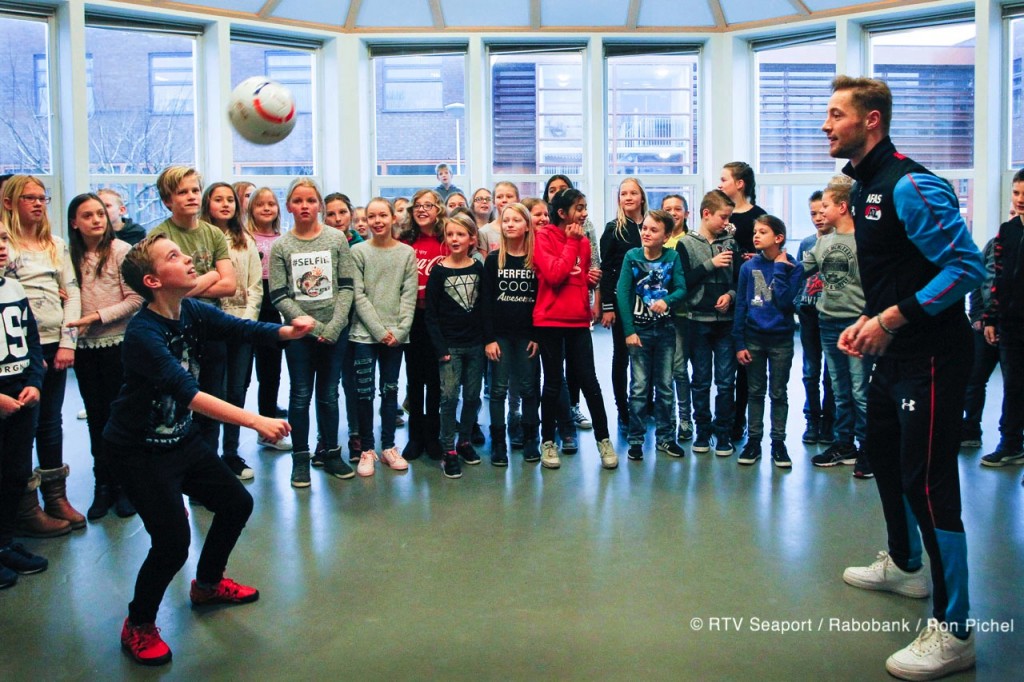 Rabo AZ Voetbaltoer bij Franciscusschool