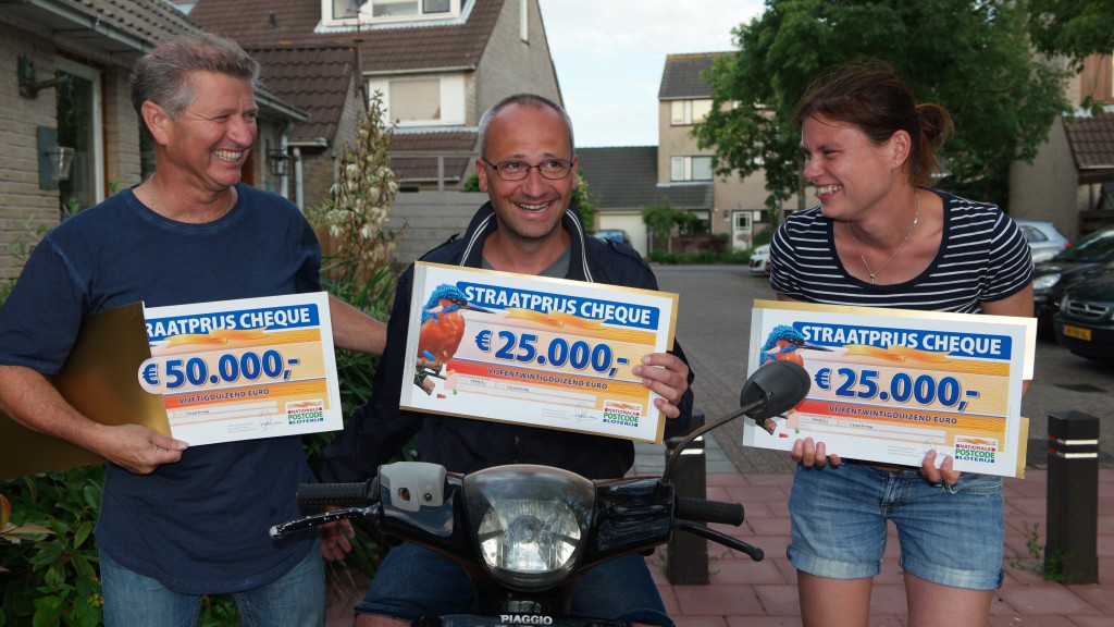 Inwoners Velserbroek winnen 100.000 euro bij Postcode Loterij
