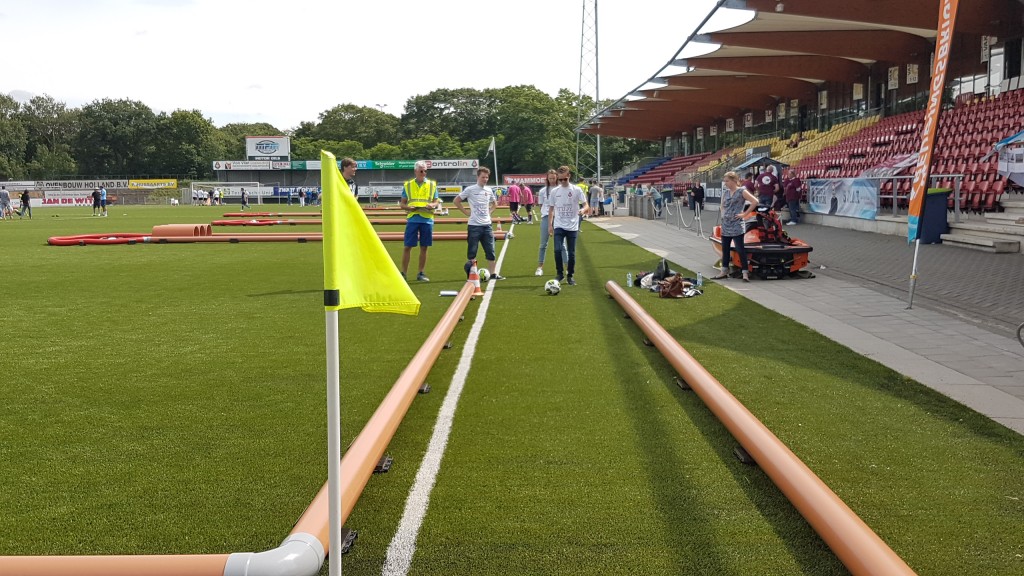 Primeur Footgolf in stadion geslaagd