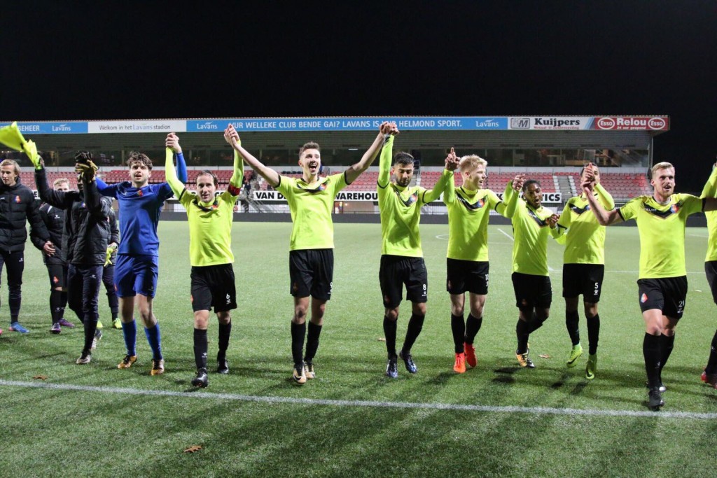 Telstar na winst in Helmond op 4e plaats