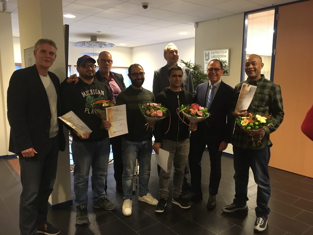 Diploma’s voor cursisten leerwerkproject lasopleiding