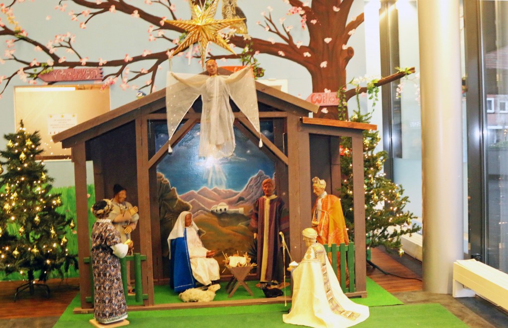 Levende kerststal in de Naaldkerk