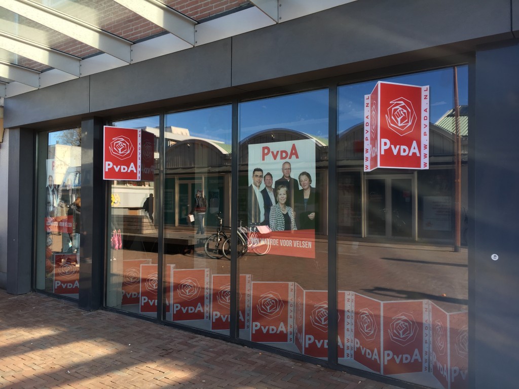 Pop Up Store voor lokale PvdA