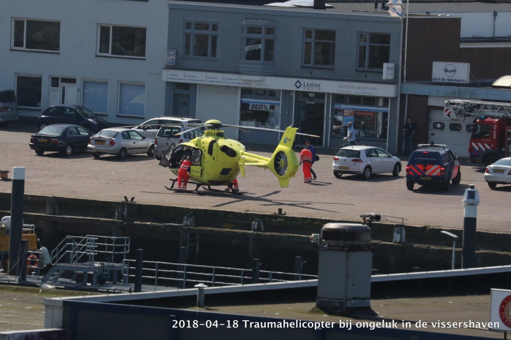 Gewonde na val van een kotter
