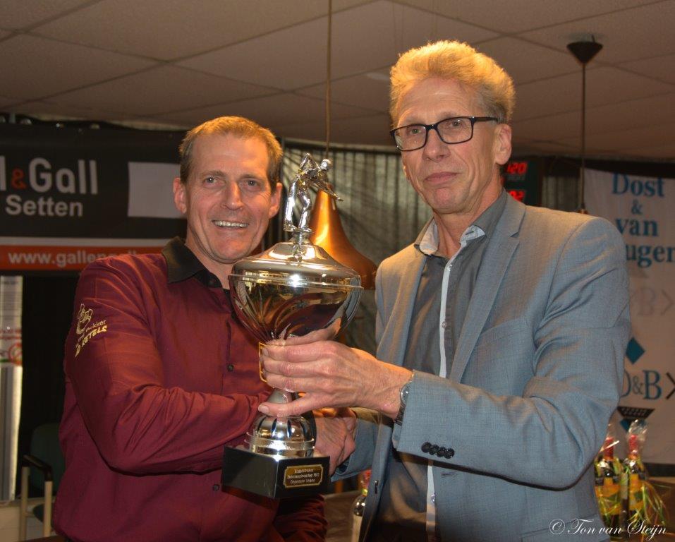 A. Ketel winnaar Kaderbiljart toernooi Velserbroek
