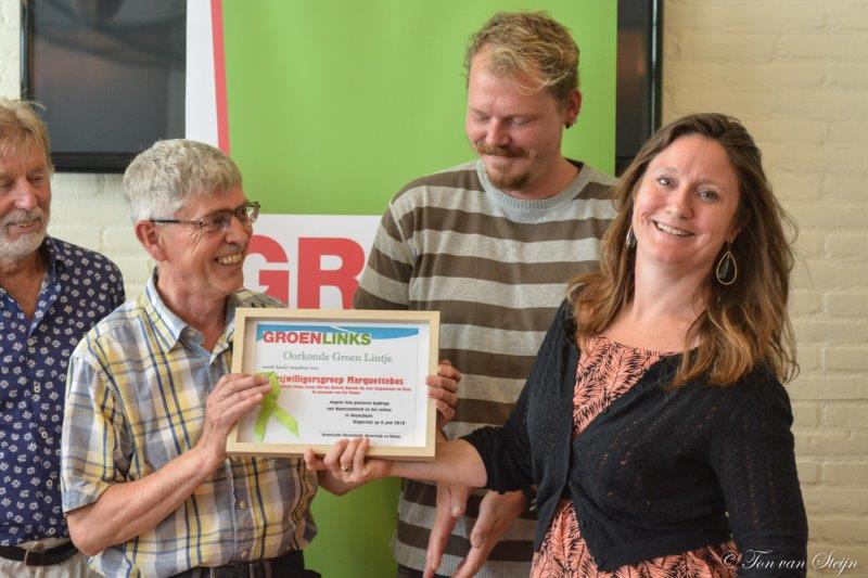 Groene Lintjes voor milieu vrijwilligers