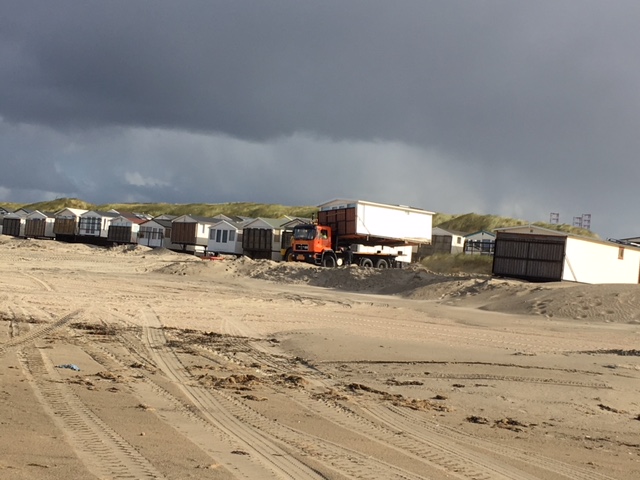 Einde strandseizoen IJmuiden