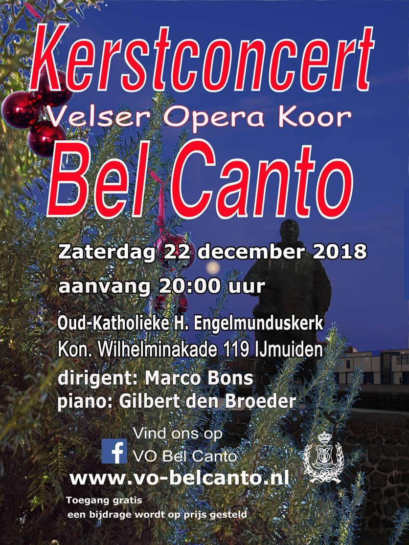 Kerstconcert Operakoor Bel Canto