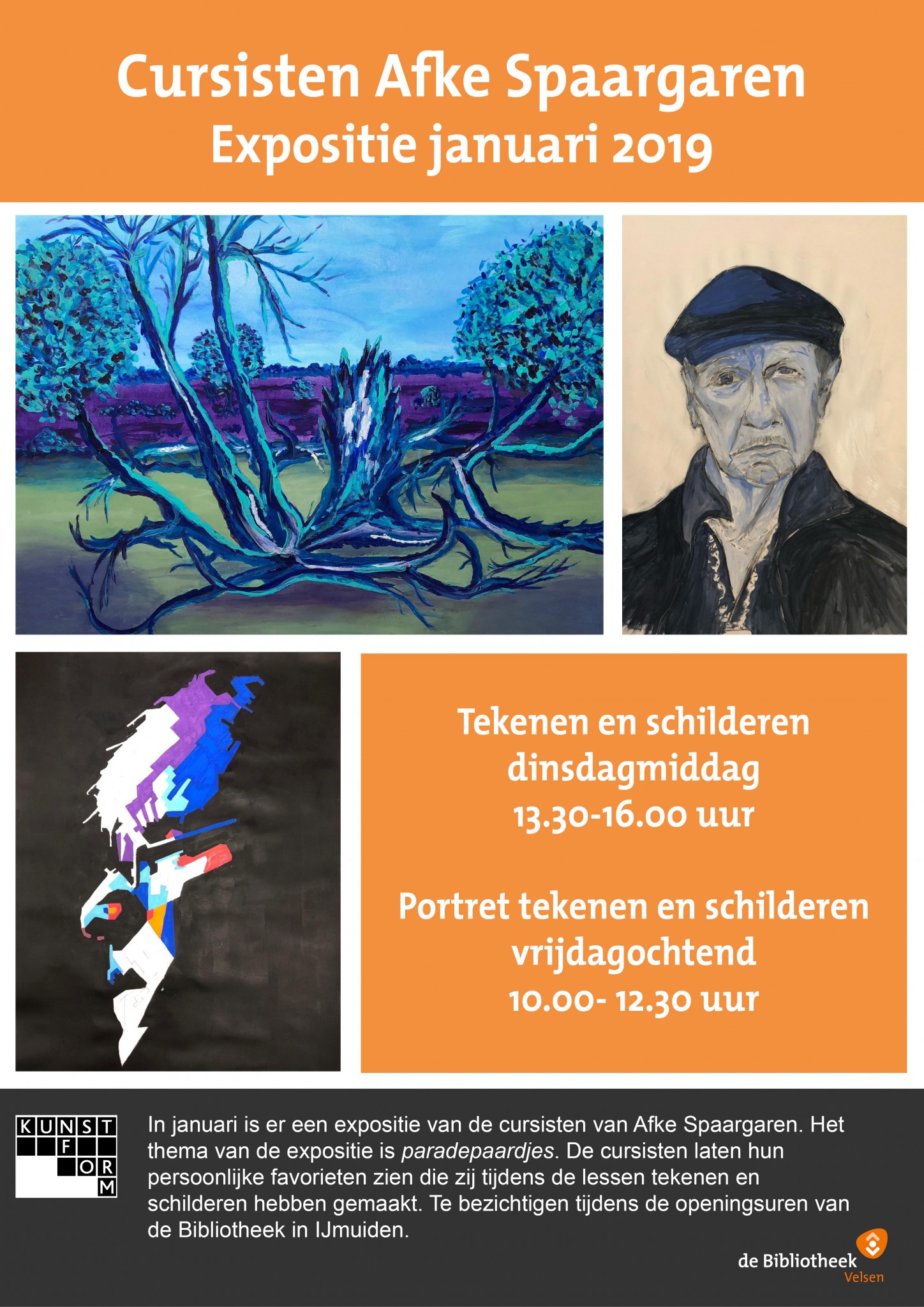 Expositie cursisten Kunstform