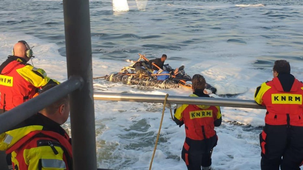 Man uit Eritrea op vlot naar Engeland