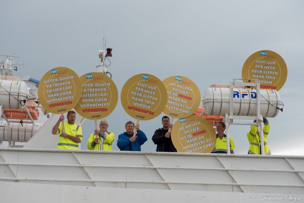 Staking om slepend loonconflict