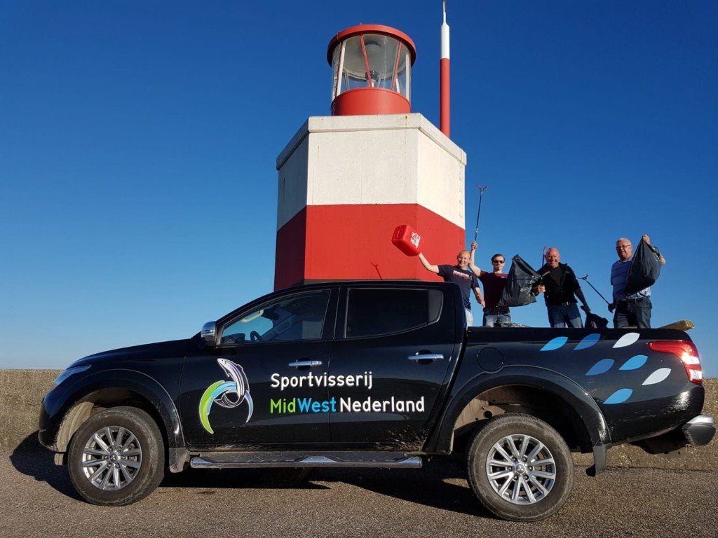Opruimactie op de pieren