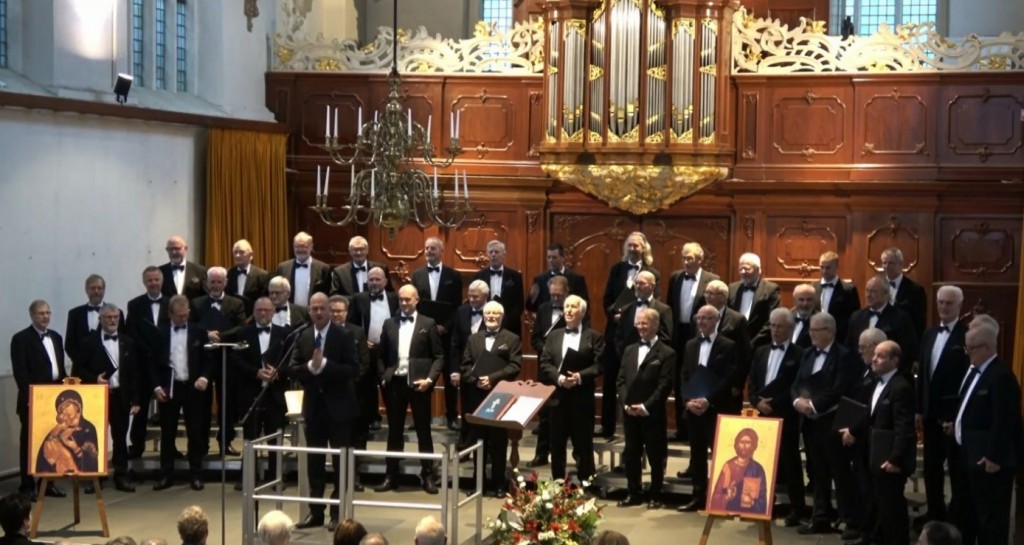Hoorns Byzantijns Mannenkoor in OK-kerk