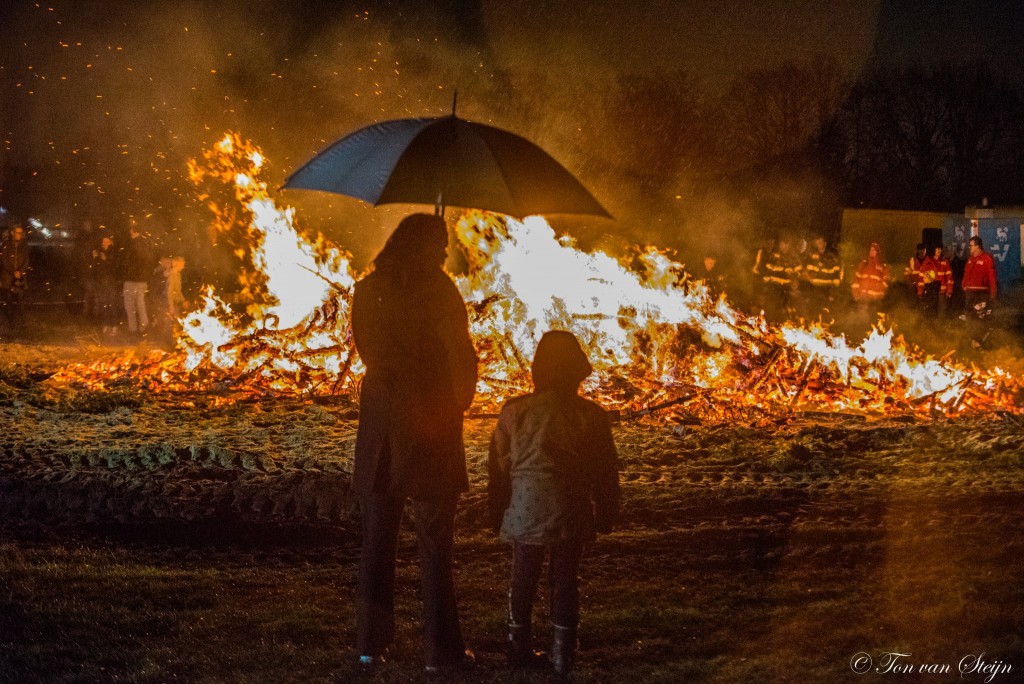Brand in de kerstbomen